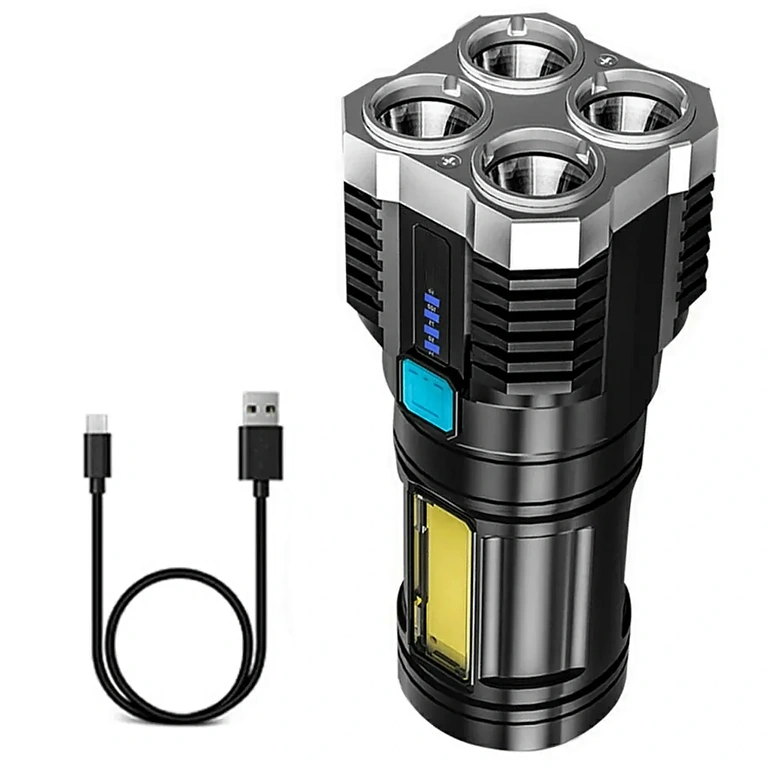 Φακός LED επαναφορτιζόμενος για κυνήγι LED φακός με πολύ ισχυρό φως για κυνήγι