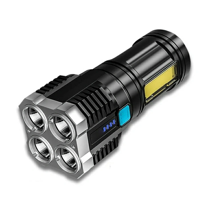Φακός LED με φόρτιση USB LED φως με μπαταρία και φόρτιση μέσω USB