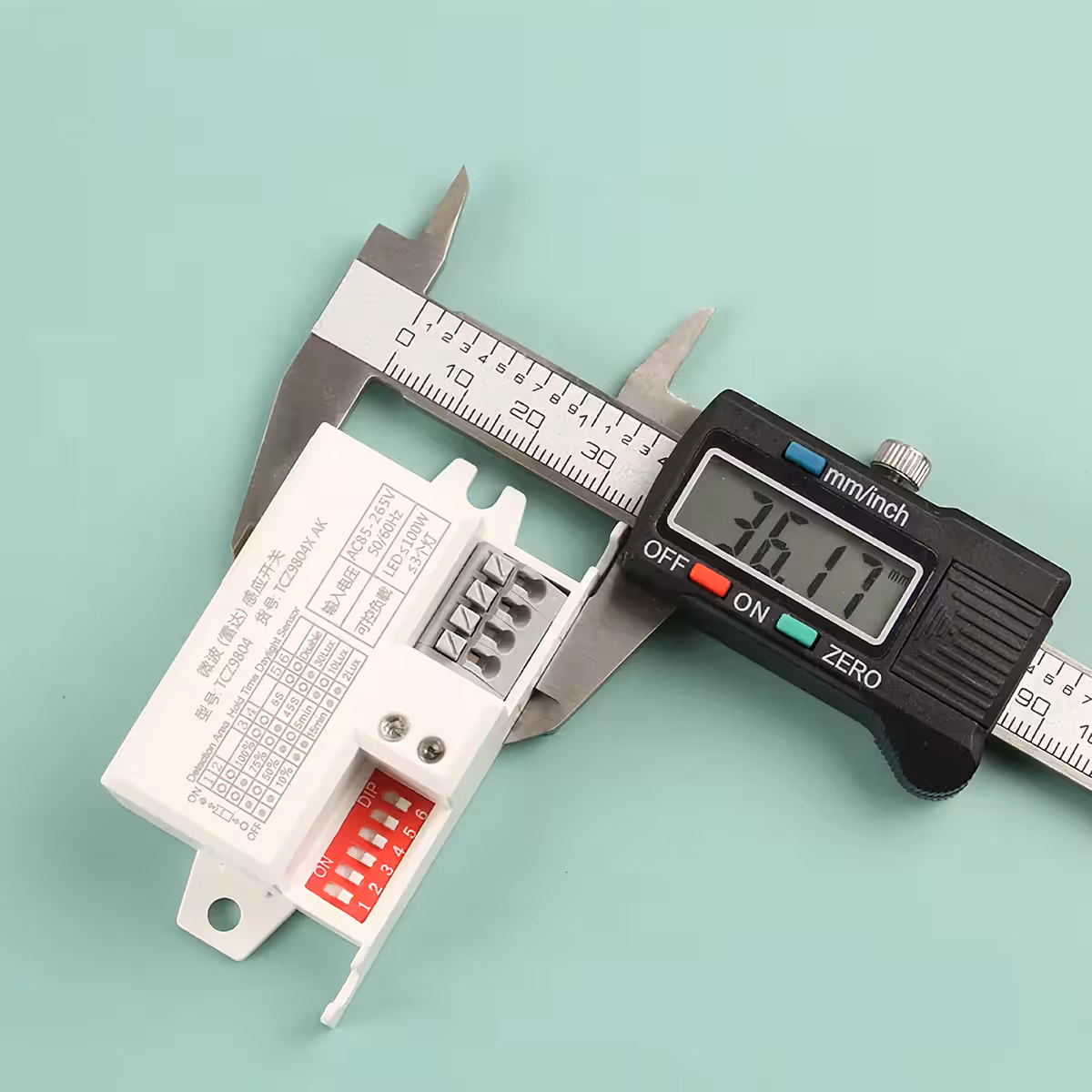 Ακριβείς διαστάσεις ηλιακού αισθητήρα με 3 καλώδια για ακριβή τοποθέτηση