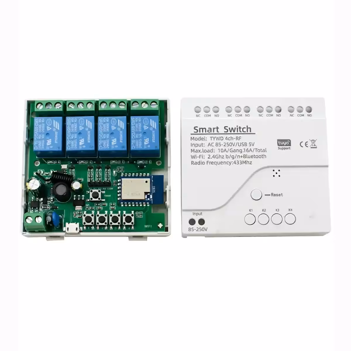 Ανεξάρτητος έλεγχος για κάθε κανάλι έξυπνου module ρελέ