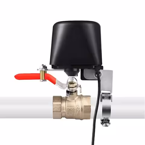 Électrovanne WiFi eau / gaz 1/2 3/4 1 pouce – Valve intelligente sans fil Tuya Smart