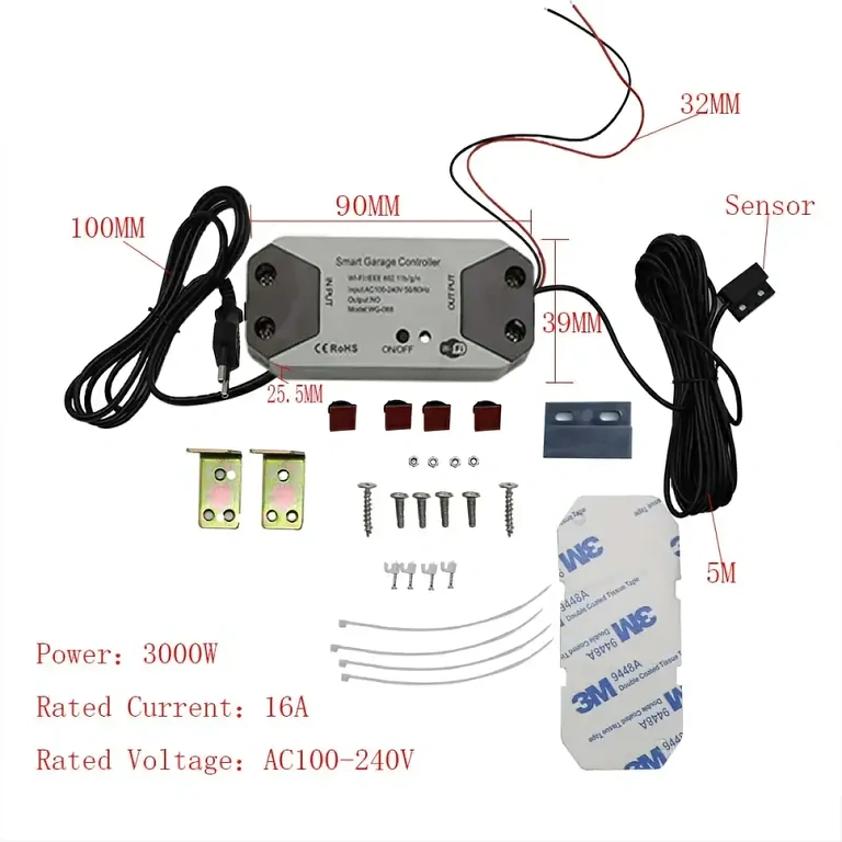 Ελεγκτής WiFi για συρόμενη πύλη Tuya module για συρόμενη πόρτα, με προγραμματισμό και έξυπνες ειδοποιήσεις