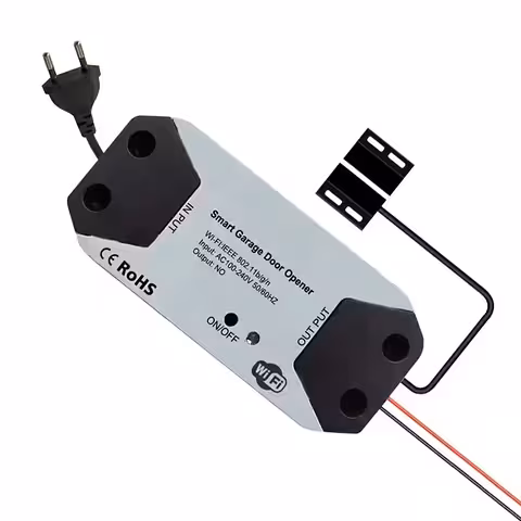 Module relais WiFi pour portes et portails de garage – Automatisation Tuya, contrôle depuis téléphone