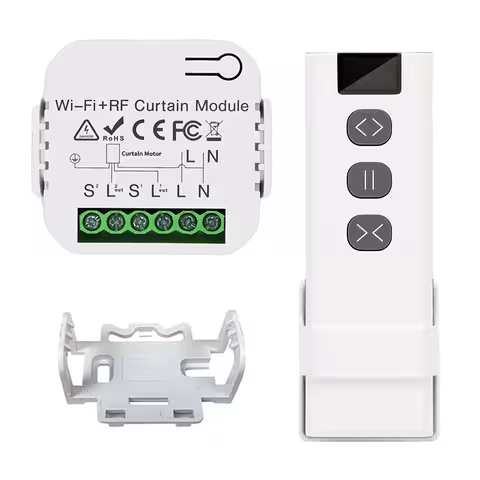 Système automatisation volets, stores, rideaux – WiFi, Tuya, télécommande RF