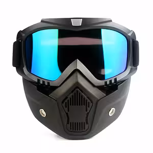 Lunettes protection full face avec masque – Airsoft, moto, ATV, sports extrêmes