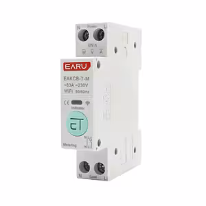 Compteur électrique monophasé WiFi avec protection surtension et suivi consommation