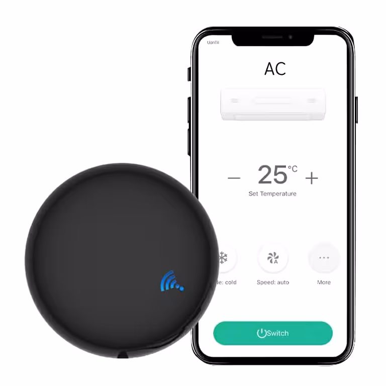Télécommande smart universelle IR WiFi Tuya pour TV, clim et appareils IR