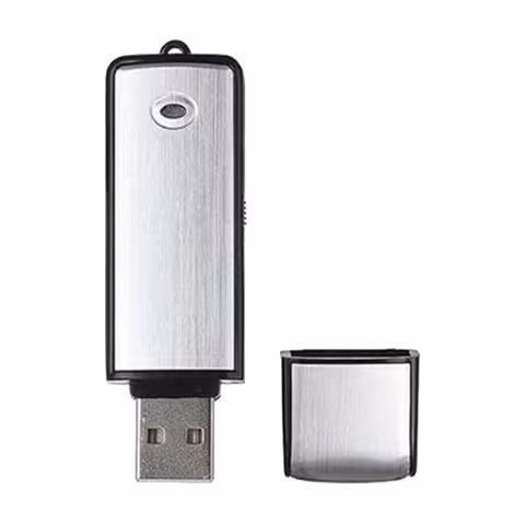 Stick USB / enregistreur audio digital 16GB avec micro sensible et batterie rechargeable – 160 heures d’enregistrement