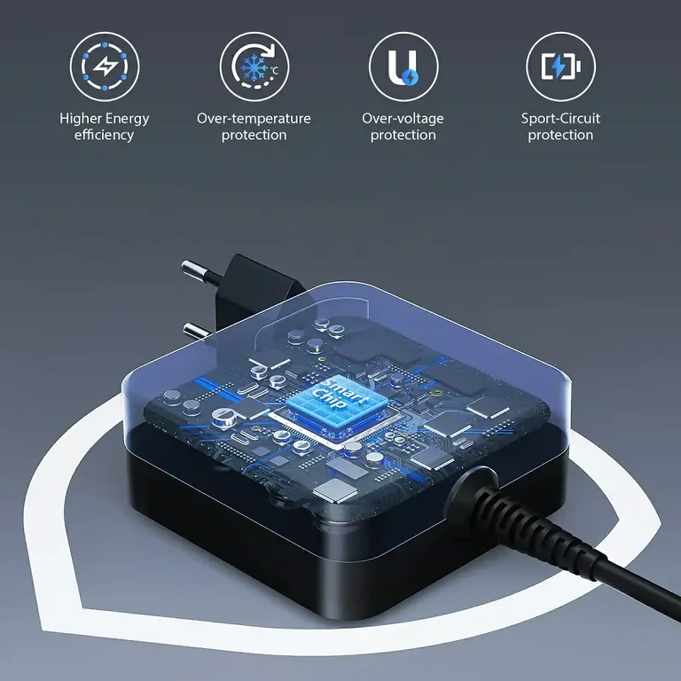 Φορητός φορτιστής USB-C 65W για χρήση εν κινήσει