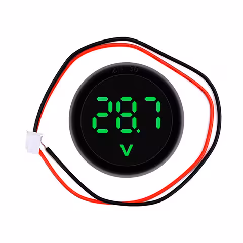 Voltmètre digital 12V pour batteries auto – Mesure précise courant continu 4-100V DC
