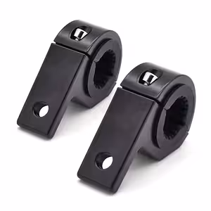 Set 2 supports universels aluminium 22-32mm pour accessoires – Projecteurs, caméras, rétroviseurs pour trottinette, vélo, moto, ATV