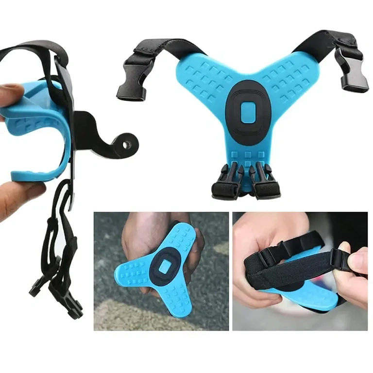 Ασφαλές σύστημα στήριξης κάμερας δράσης σε κράνος μοτοσικλέτας