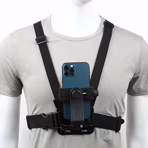 Support harnais poitrine pour téléphone et caméra GoPro – Système chest mount réglable