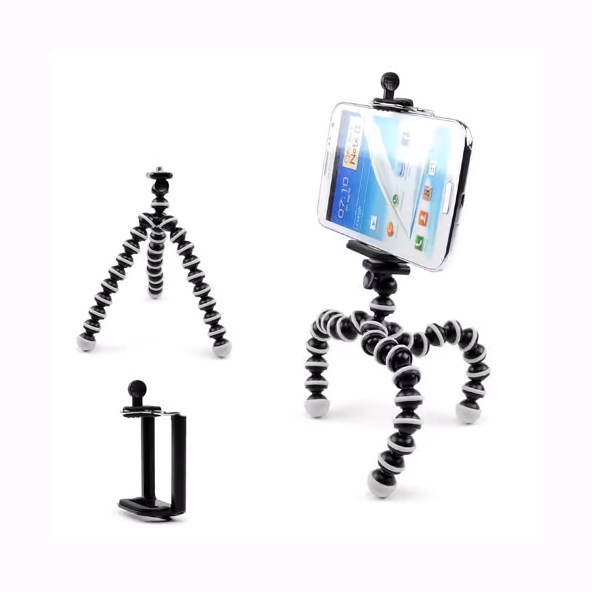 Τρίποδο με εύκαμπτα πόδια που επιτρέπουν περιστροφή 360°