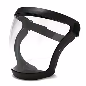 Masque de protection facial avec visière transparente et filtre poussière PM2.5 – Idéal pour débroussailleuse, peinture, pulvérisation arbres