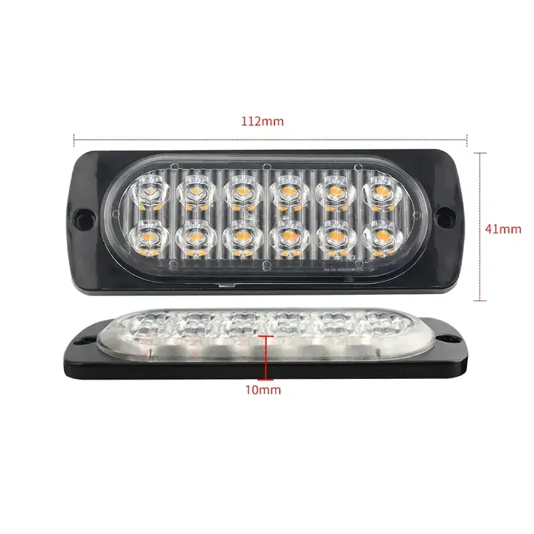 Κίτρινο stroboscop αυτοκινήτου ανθεκτικό σε νερό και σκόνη, κατάλληλο για όλες τις καιρικές συνθήκες