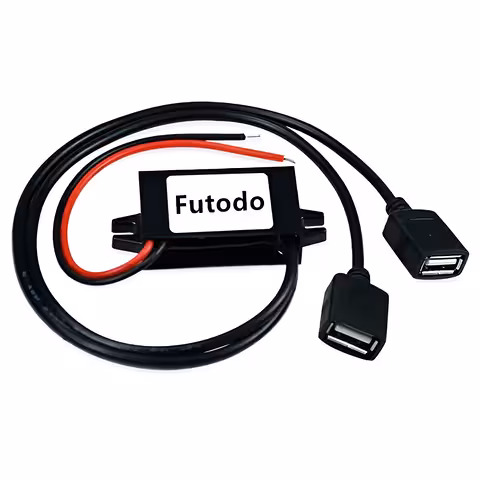 Module abaisseur de tension 12V 24V 36V 48V vers 5V 3A – Step Down Converter avec USB pour caméra auto, téléphone, système solaire