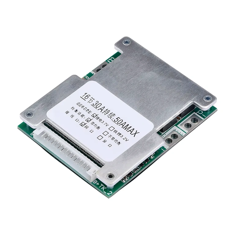 Πλακέτα BMS 16S 60V 40A φωτογραφημένη από το πλάι