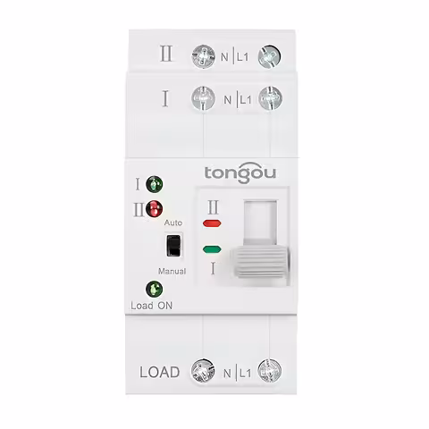 ATS Automatic Transfer Switch 63A – Gestionnaire automatique réseau, panneaux solaires, générateur 230VAC