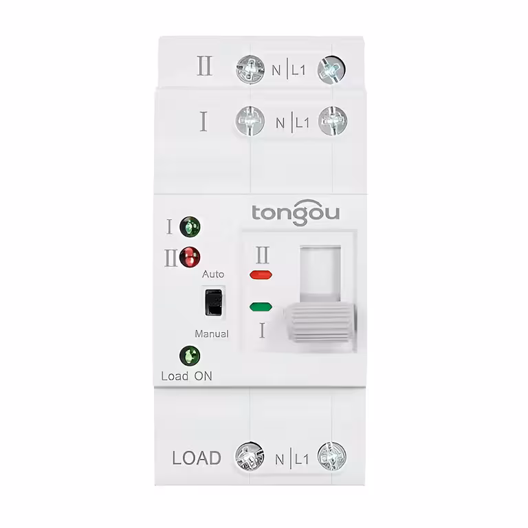 ATS Automatic Transfer Switch 63A – Gestionnaire automatique réseau, panneaux solaires, générateur 230VAC