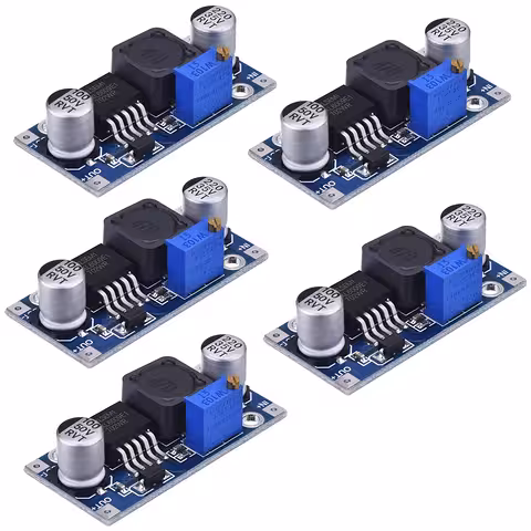 Set 5 modules XL6009 DC-DC Boost Converter 4A Step-Up avec tension réglable 3V–32V vers 5V–35V