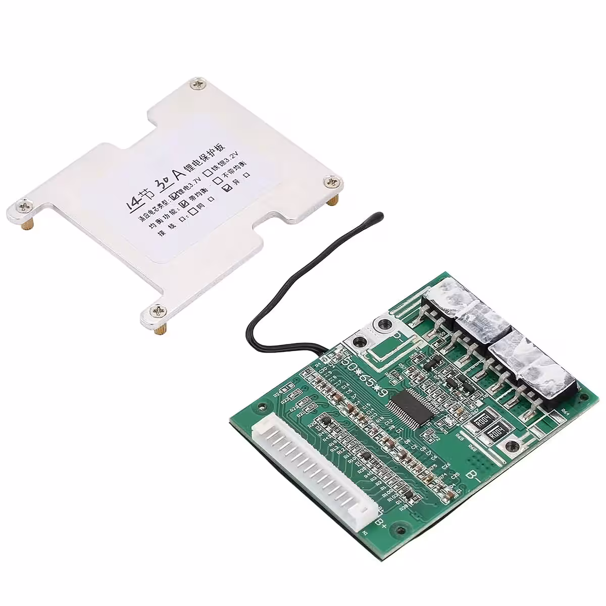 Πλακέτα BMS 14S 52V για προστασία μπαταριών Li-Ion σε ποδήλατα και ηλεκτρικά πατίνια