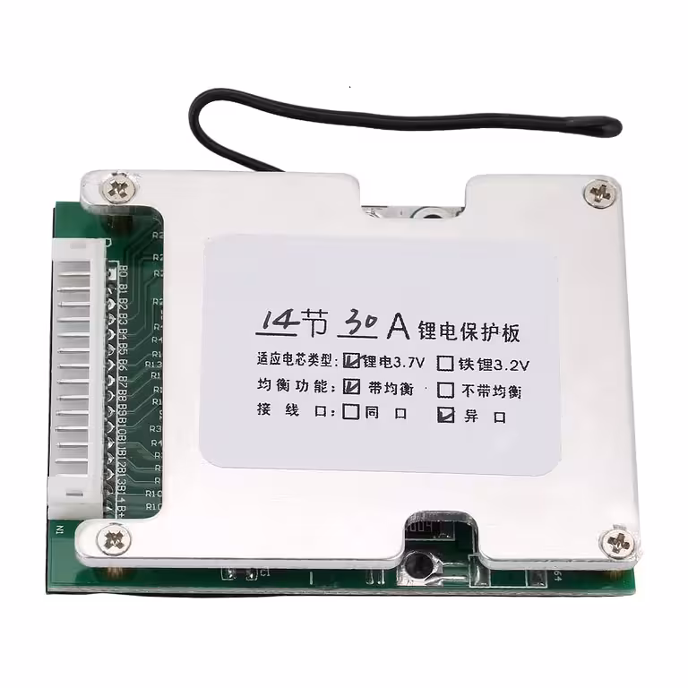 BMS 14S 52V 30A pour batteries Li-Ion – protection et équilibrage des accumulateurs