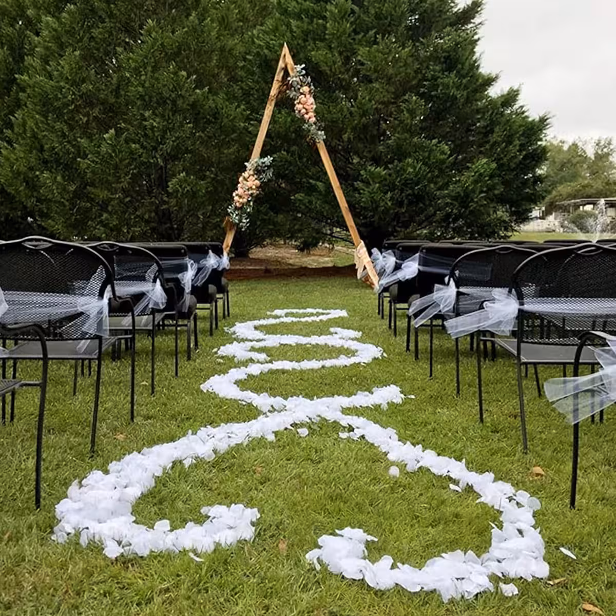 Σετ 500 τεχνητά λευκά πέταλα για γάμους και εκδηλώσεις
