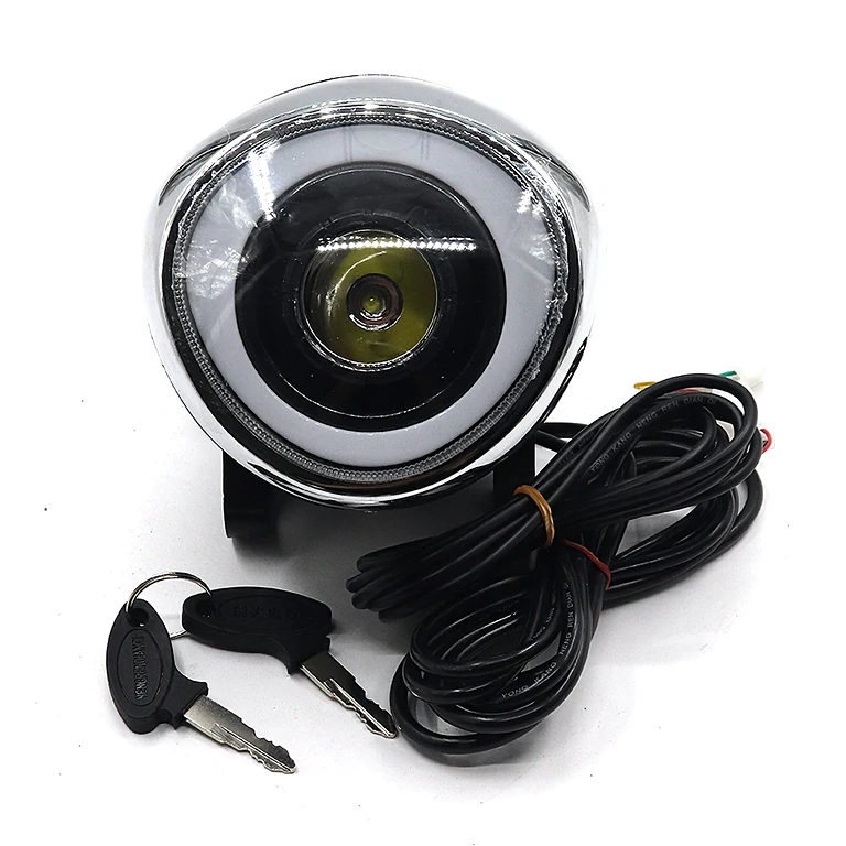 Éclairage LED phare scooter électrique Citycoco et Harley 60V