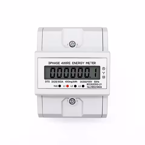 Compteur numérique triphasé de courant pour énergie électrique 380V – surveillance précise de la consommation