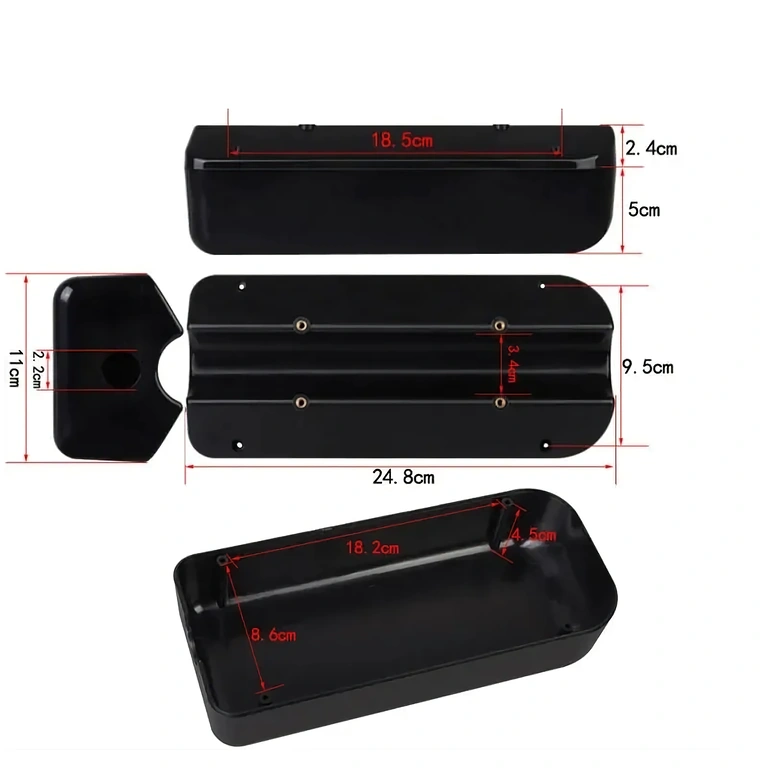 Boîtier 24,8 x 9,5 x 5 cm