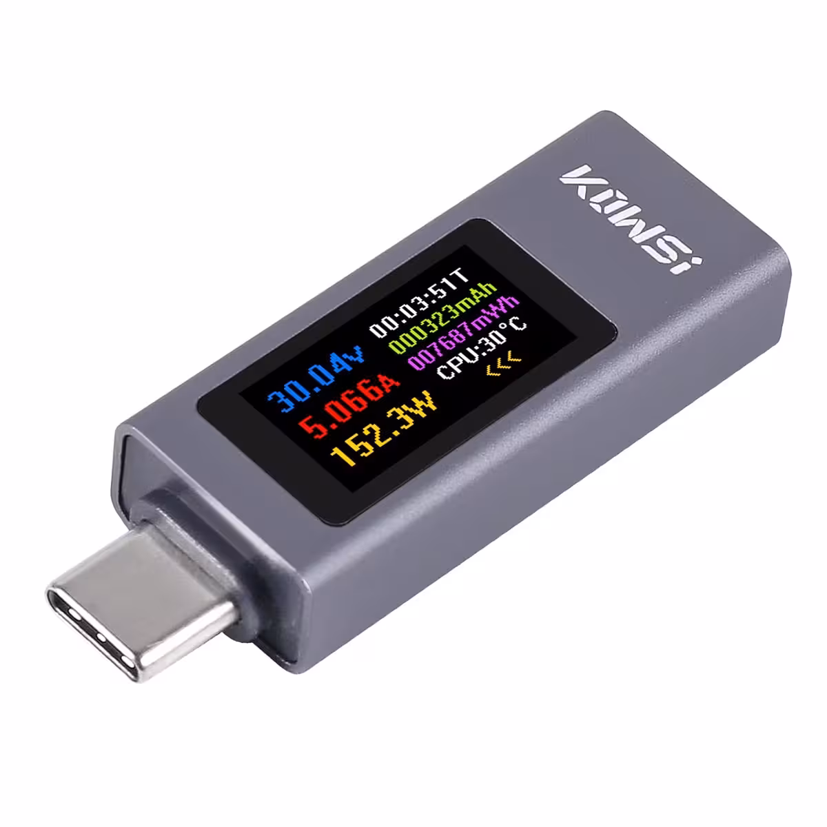 Affichage graphique tension et courant KWS-2302C