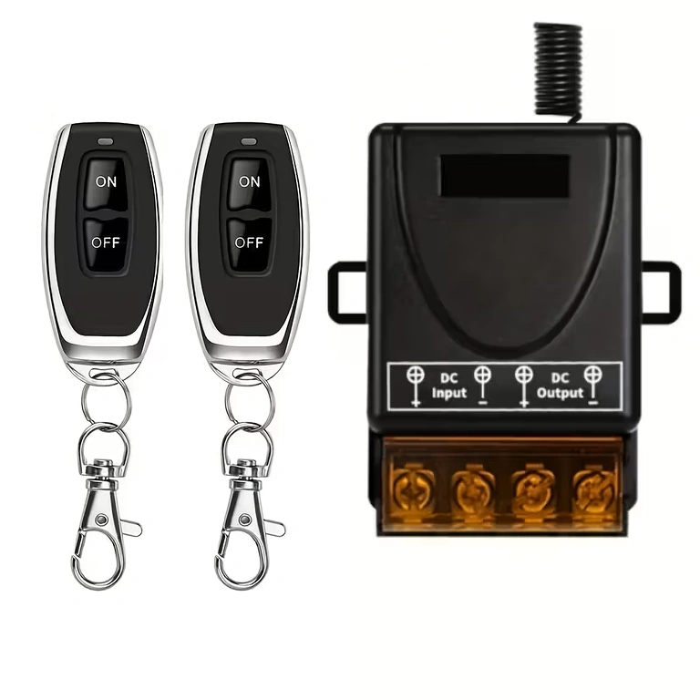 Relais avec télécommande 24V 30A pour pompes, lumières et machines industrielles