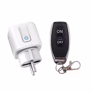 Vue de face prise commandée par télécommande radio