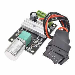 Variateur PWM avec bouton réglage vitesse moteur DC