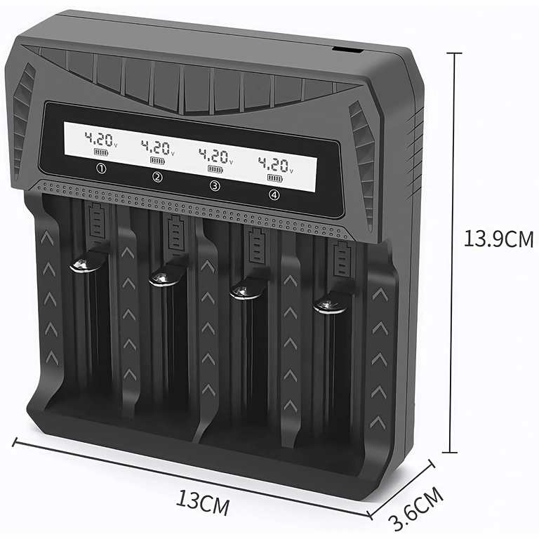 Chargeur 18650 design compact et portable