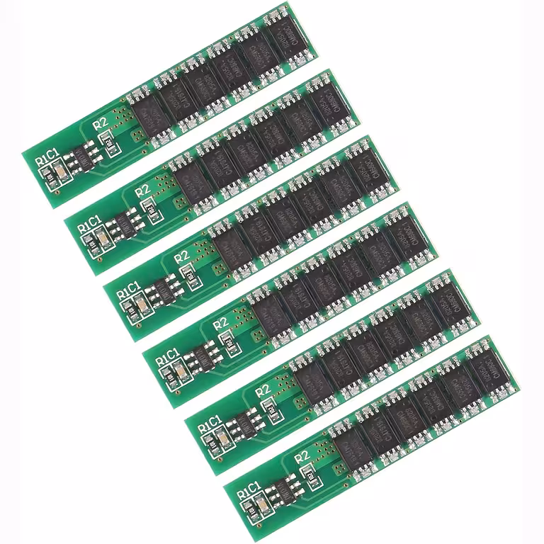 Set de 6 pièces – module BMS 1S 18650 3,7V 10A avec protection complète