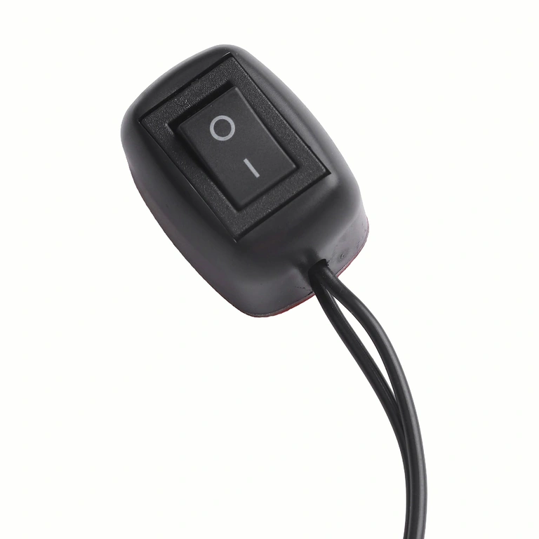 Commutateur ON/OFF avec montage apparent, vue de face