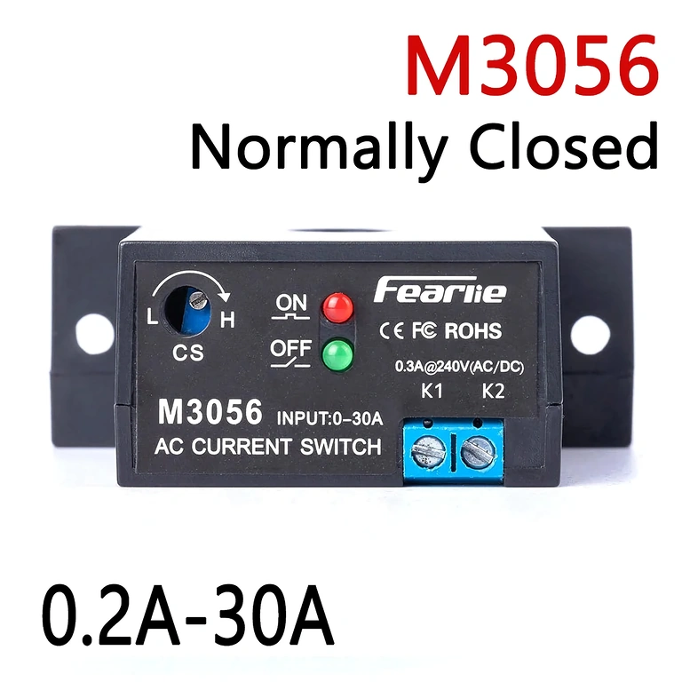 Détail module M3056 avec contact NC et seuil réglable