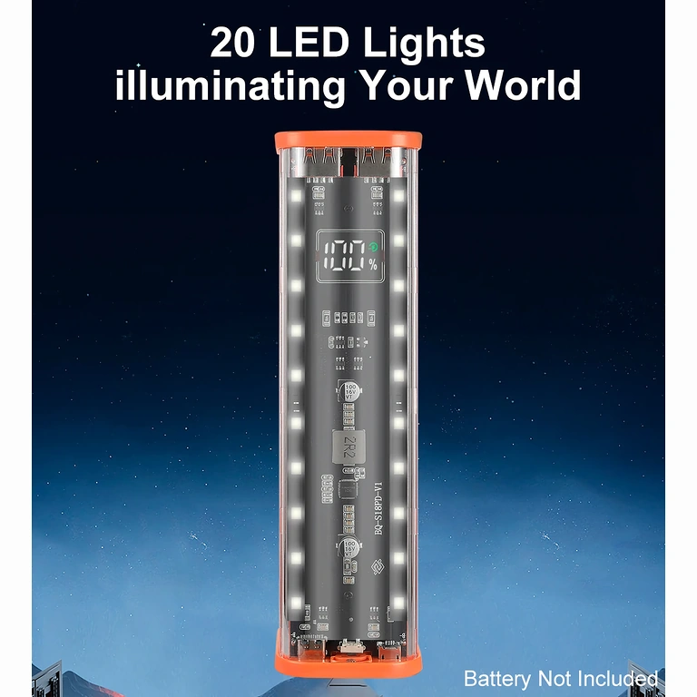 LED intégrée boîtier power bank activation bouton