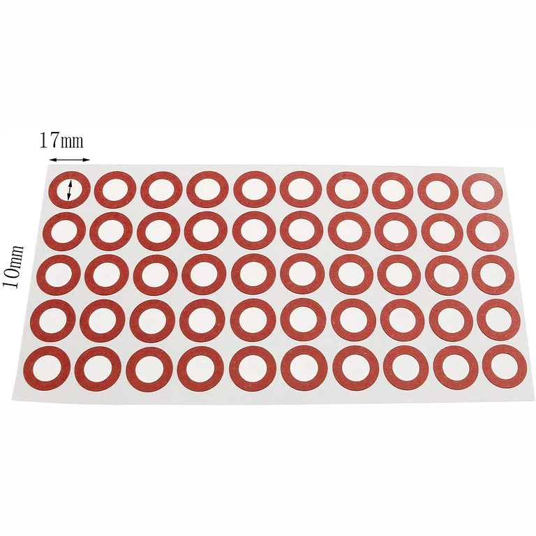 Papier isolant rouge pour le pôle anodique des batteries 18650