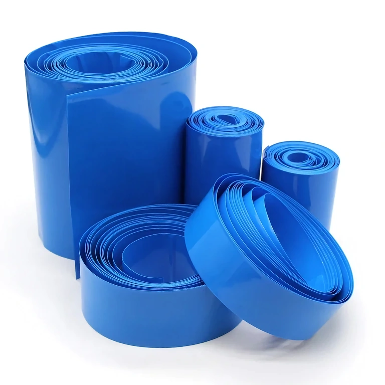 Tube thermorétractable Cellpack bleu au mètre pour accumulateurs