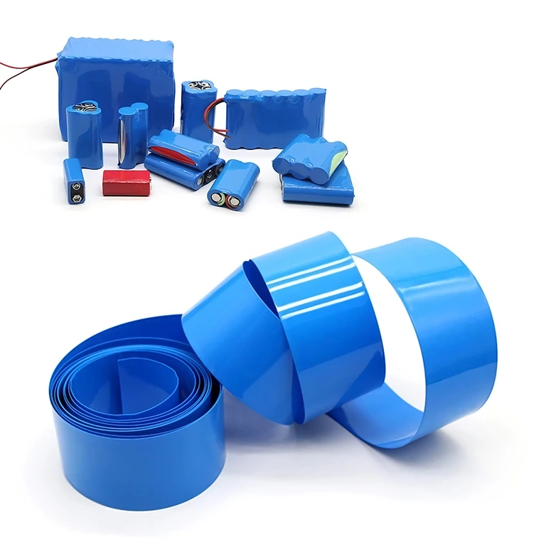 Film thermorétractable Cellpack bleu pour batteries 18650