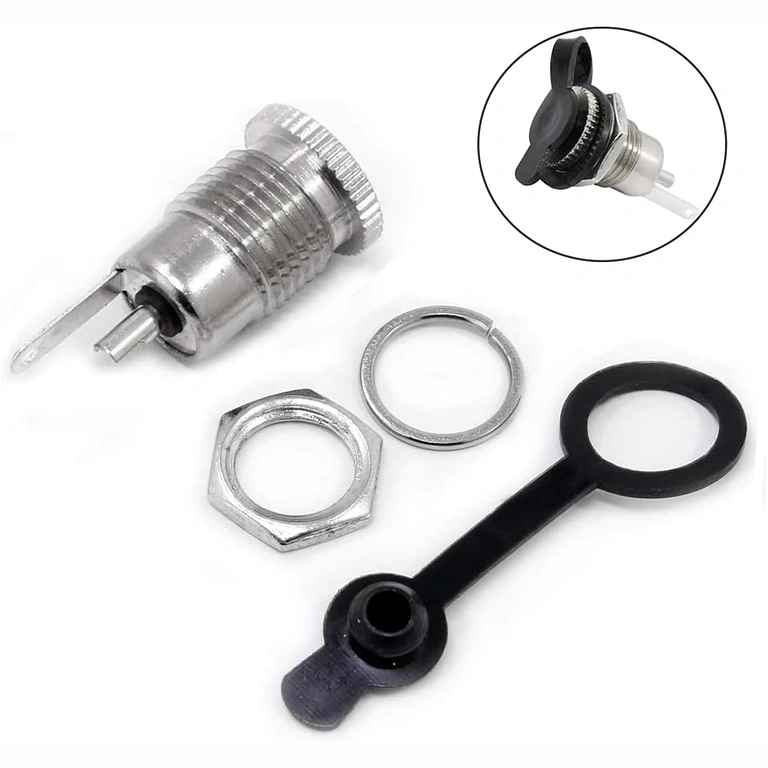 Set de 5 pièces prise DC 12V 5,5x2,1mm – emballage