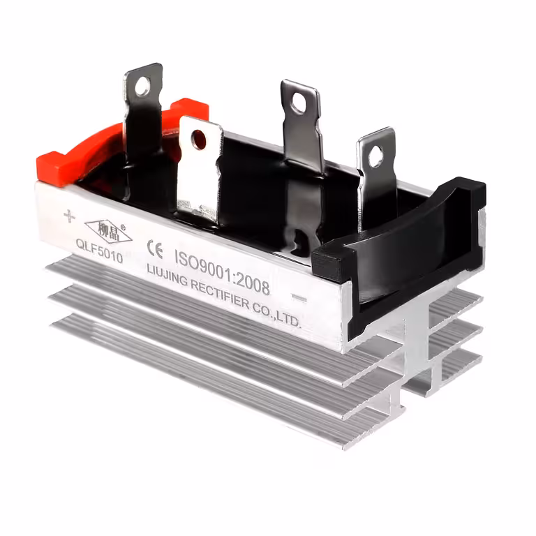 Pont redresseur monophasé 50A 1200V avec dissipateur – pont de diodes à 4 diodes pour redressement AC-DC