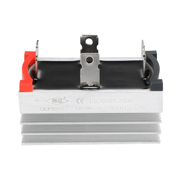 Pont redresseur monophasé avec radiateur – vue de face