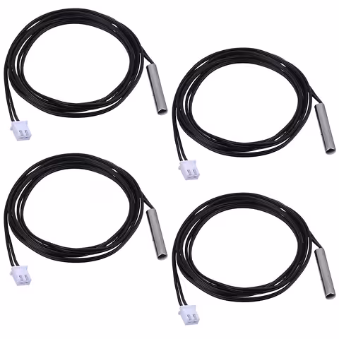Set de 4 pièces – sonde NTC 10K – capteur NTC pour chauffe-eau, chaudière, climatisation et Arduino