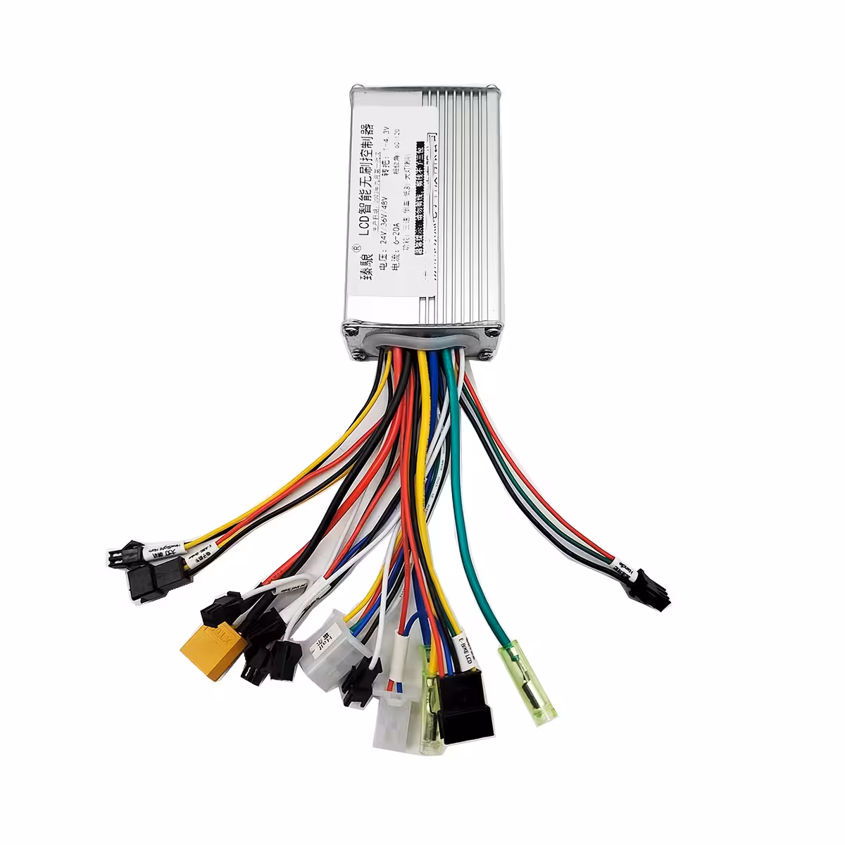 Connexions de phase et capteurs Hall du contrôleur TF100 pour trottinette électrique