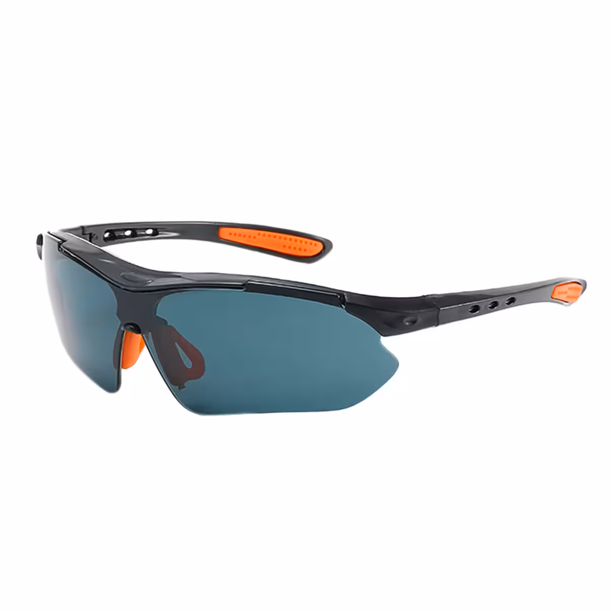 Lunettes de course à verre fumé au design enveloppant