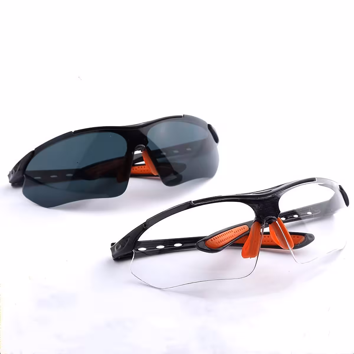 Lunettes de cyclisme à verre fumé avec protection UV400